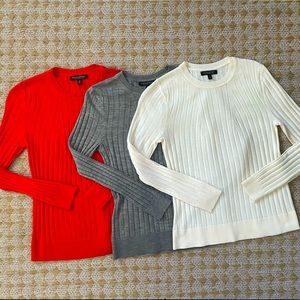 Banana Republic Ribbed Merino Wool Sweaters